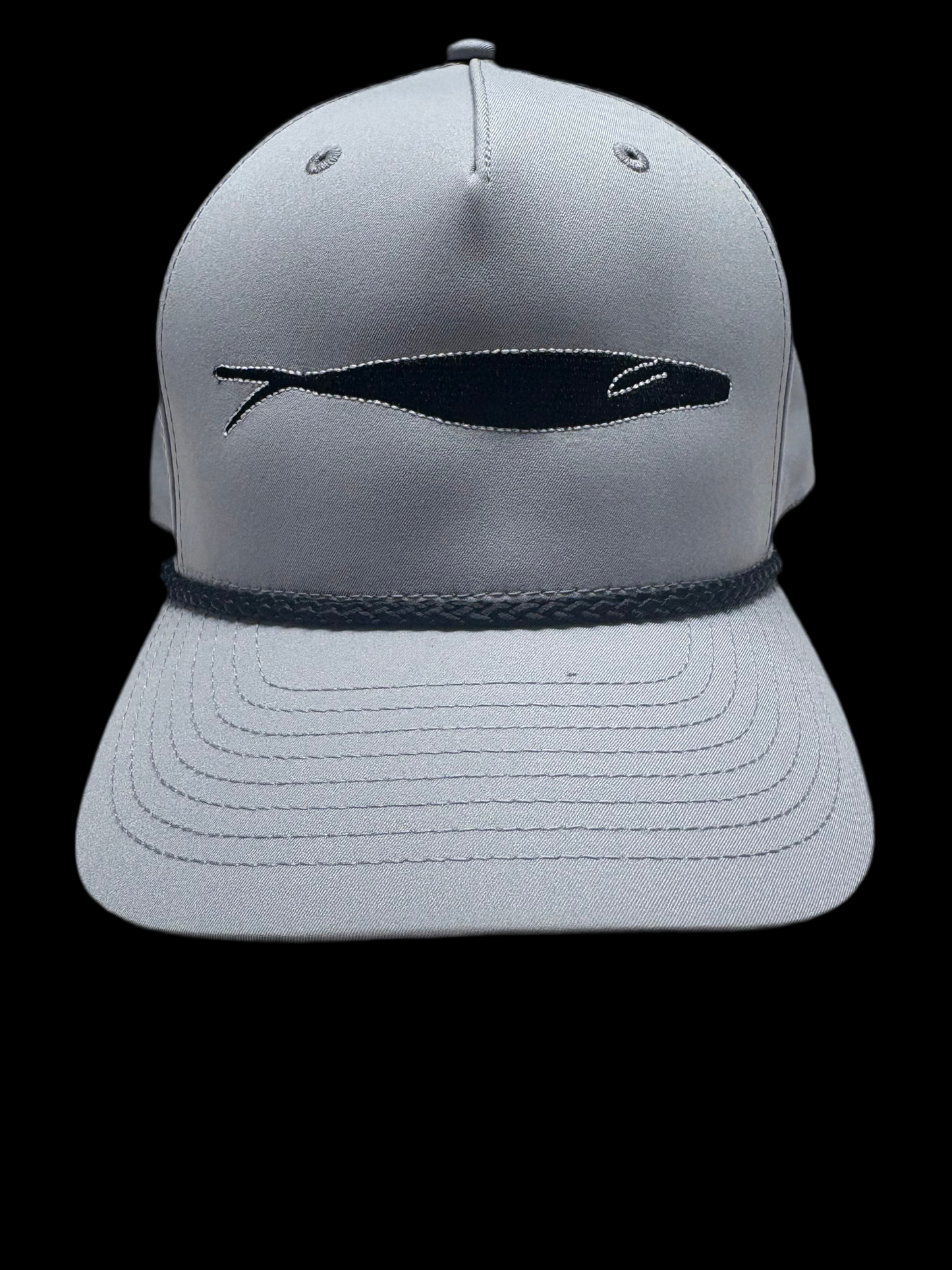 Richardson 258 - Black Minnow/White Outline