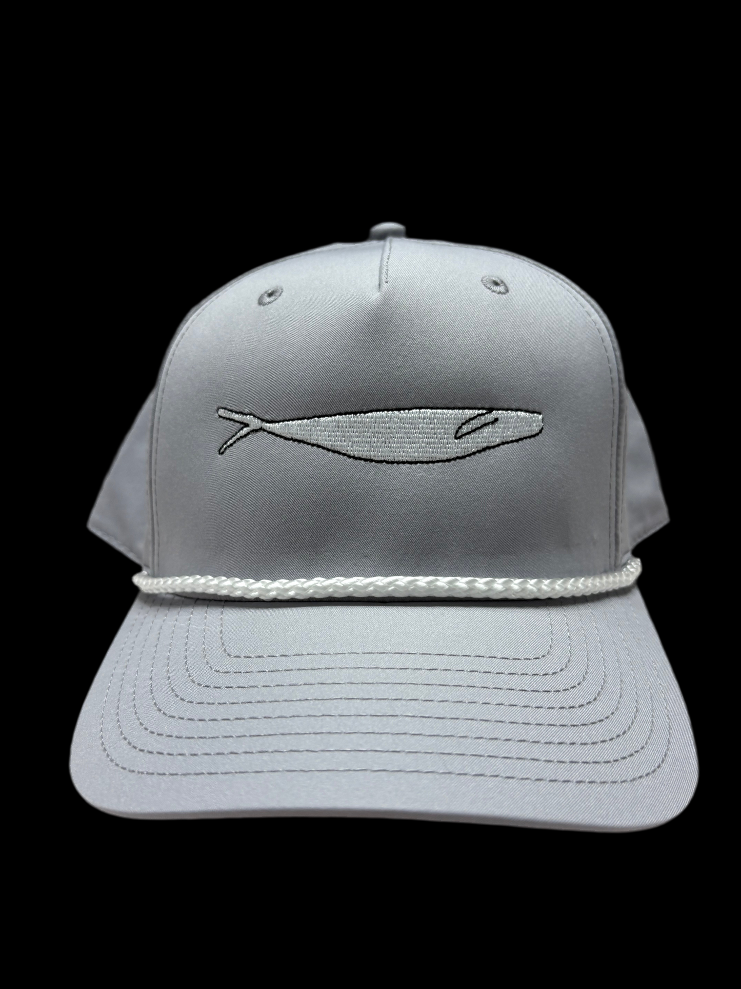 Richardson 258 - Light Grey - White Minnow/Black Outline