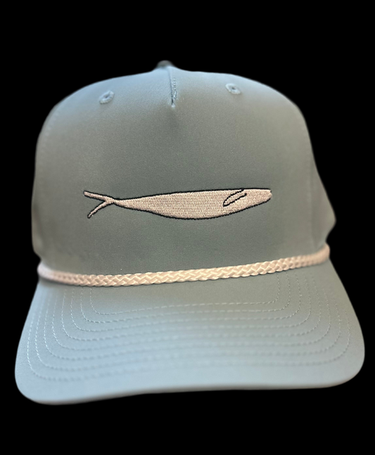 Richardson 258 - Smoke Blue - White Minnow/Black Outline