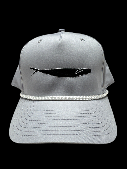 Richardson 258 - Light Grey - Black Minnow / White Outline