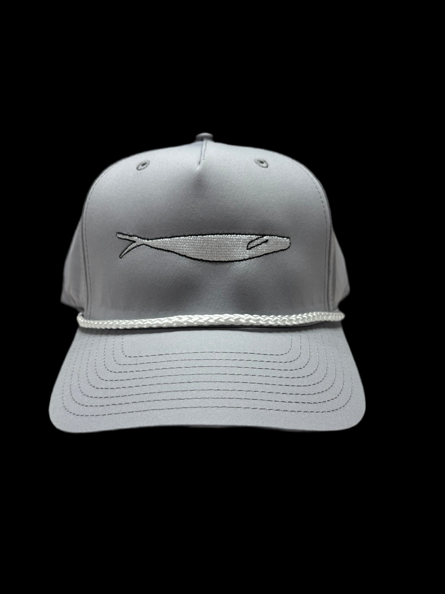 Richardson 258 - Light Grey - White Minnow/Black Outline